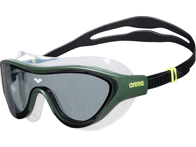 Arena The One Mask Schwimmbrille - deep green-black/smoke