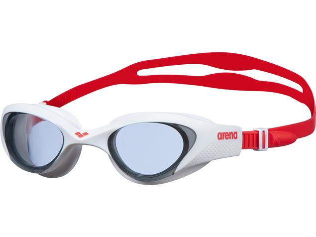 Arena The One Schwimmbrille - white-red/light smoke