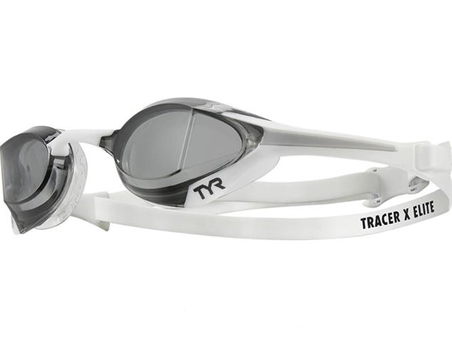 TYR Tracer X Elite Racing Schwimmbrille Adult Fit - smoke/white/grey