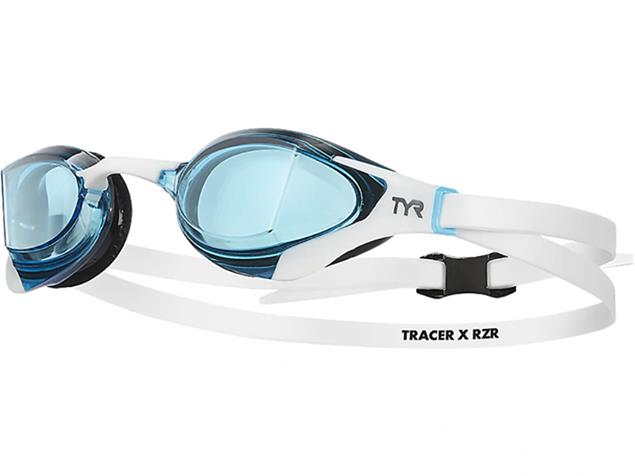 TYR Tracer X RZR Racing Schwimmbrille Adult Fit - bue/white/white