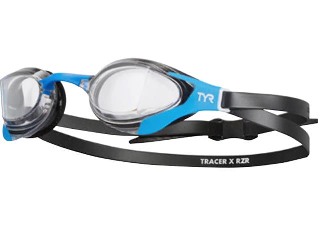 TYR Tracer X RZR Racing Schwimmbrille Adult Fit - clear/blue/black
