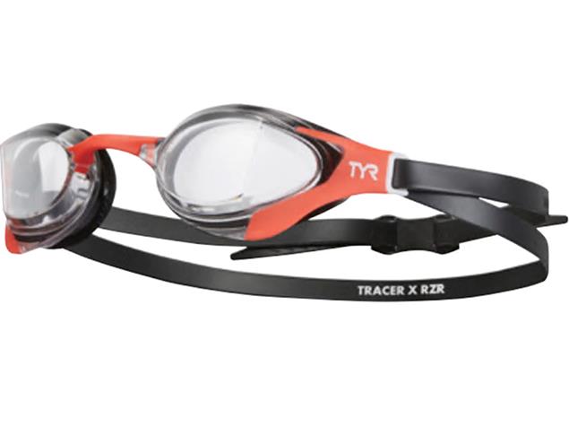 TYR Tracer X RZR Racing Schwimmbrille Adult Fit - clear/red/black