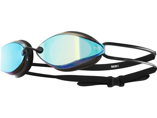 TYR Tracer X Racing Mirror Schwimmbrille Adult Fit - black/gold