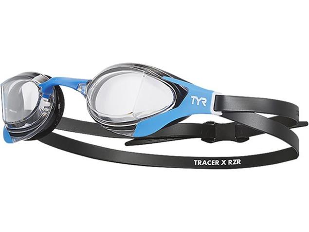 TYR Tracer X RZR Racing Schwimmbrille clear/blue Adult Fit