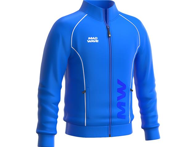Mad Wave Track Jacket Junior Trainingsjacke - M blue