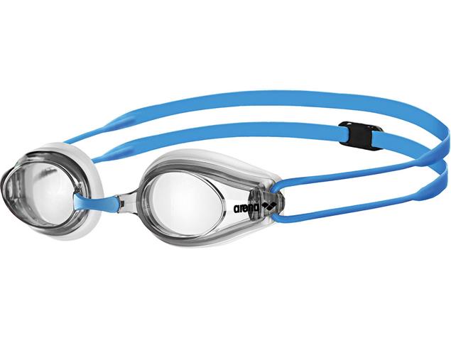 Arena Tracks Junior Schwimmbrille - blue-clear/clear