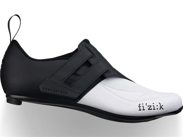 Fizik Transiro Powerstrap R4 Triathlon Schuh black/white - 45