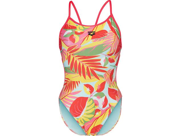 Arena Tropic Badeanzug Lace Back - 40 fluo red/multi