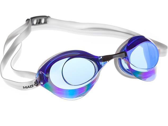 Mad Wave Turbo Racer II Rainbow Schwimmbrille - blue