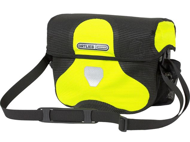 Ortlieb Ultimate Six High Visibility 7 L Lenkertasche - neon yellow/black reflective