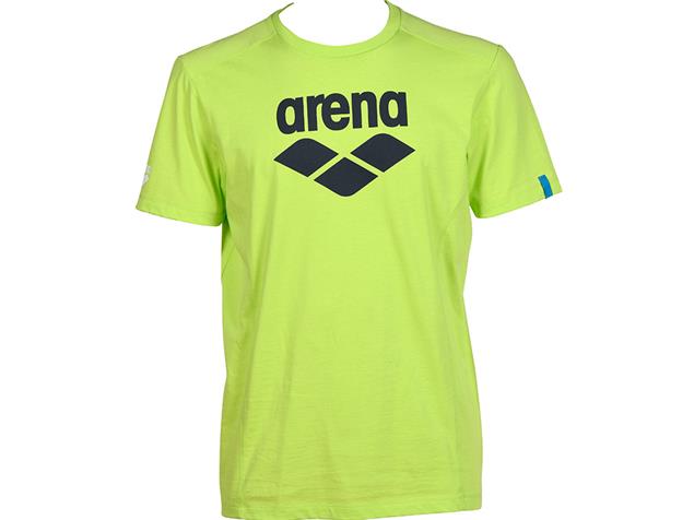 Arena Unisex Cotton Logo T-Shirt - XS lime soda
