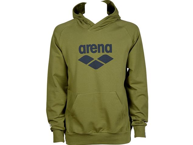 Arena Unisex Logo Hooded Kapuzenpullover - M olive