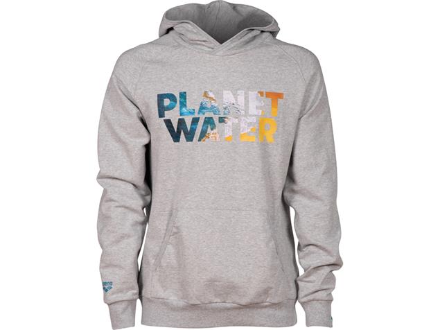 Arena Unisex Planet Water Kapuzen Sweatshirt - XS medium grey heather