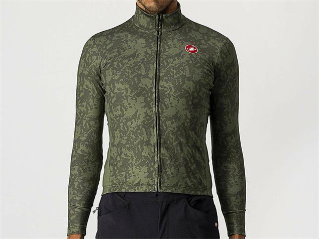Castelli Unlimited Thermal Jersey langarm - XXL military green/light military