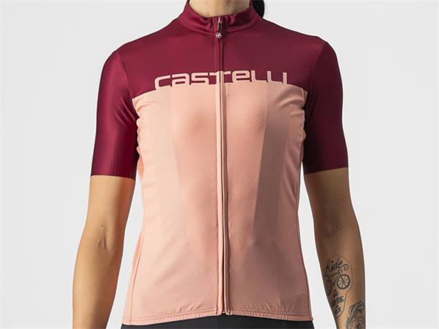 Castelli Velocissima Women Jersey Trikot - XL blush/bordeaux