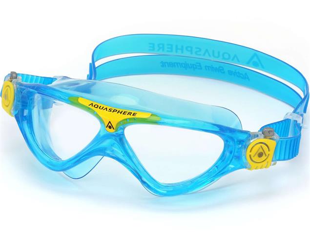 Aquasphere Vista Junior Clear Schwimmbrille - turquoise/yellow