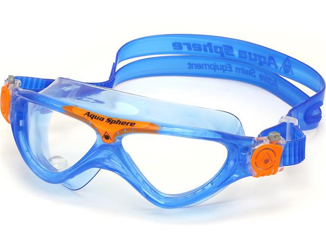 Aqua Sphere Vista Junior Schwimmbrille - blue-orange/clear