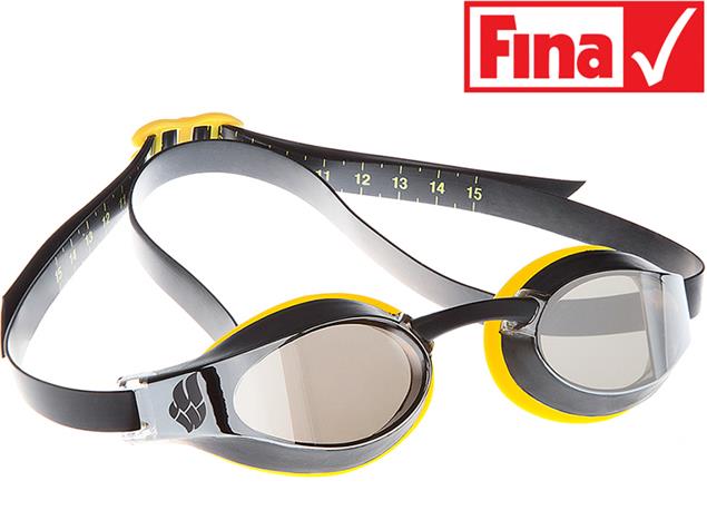 Mad Wave X-Look Mirror Schwimmbrille - yellow