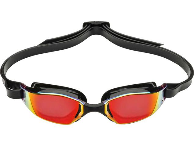 Aquasphere Xceed Mirror Red Schwimmbrille - black-black/red