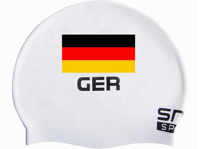 Smit Sport Soft Silikon Badekappe Deutschland - white